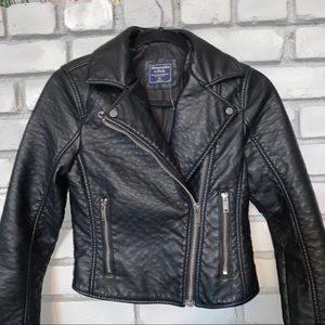 Brand New A&F Faux Leather Jacket